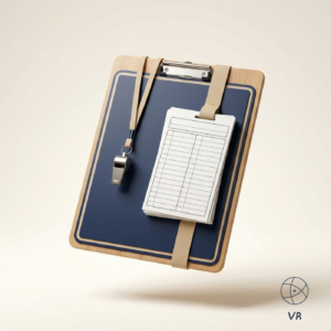 Coaching Clipboard & Whistle Kit